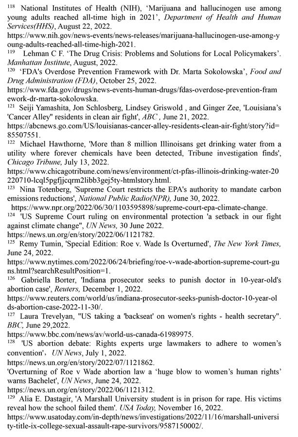 （图表）［2022年美国侵犯人权报告］《2022年美国侵犯人权报告》注释（10）