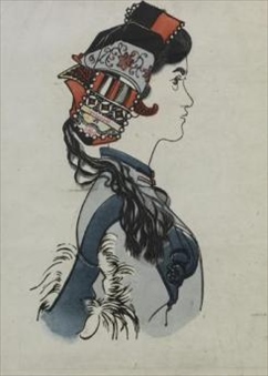 黄永玉创作的《阿诗玛》插画系列（1955年）