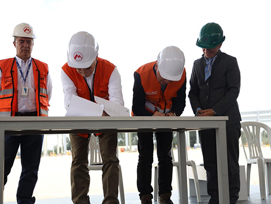 建设期开工令正式签署。波哥大地铁一号线项目公司供图