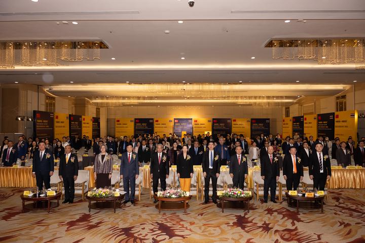 “中国印象”文旅商贸推介展与产业高峰论坛会场。泰国华人青年商会供图