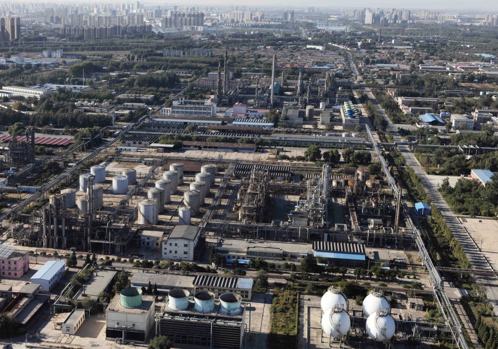 2013年10月的北京东方化工厂。（马文晓 摄）