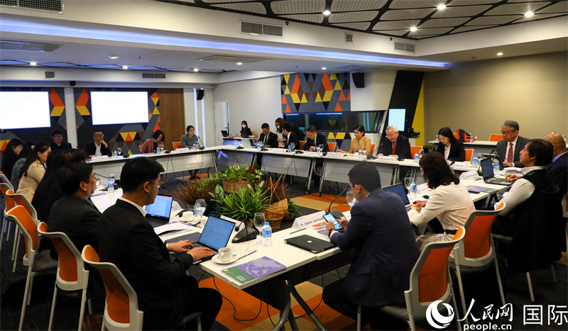 第六届全球湄公河研究中心智库论坛现场。人民网记者 白元琪摄