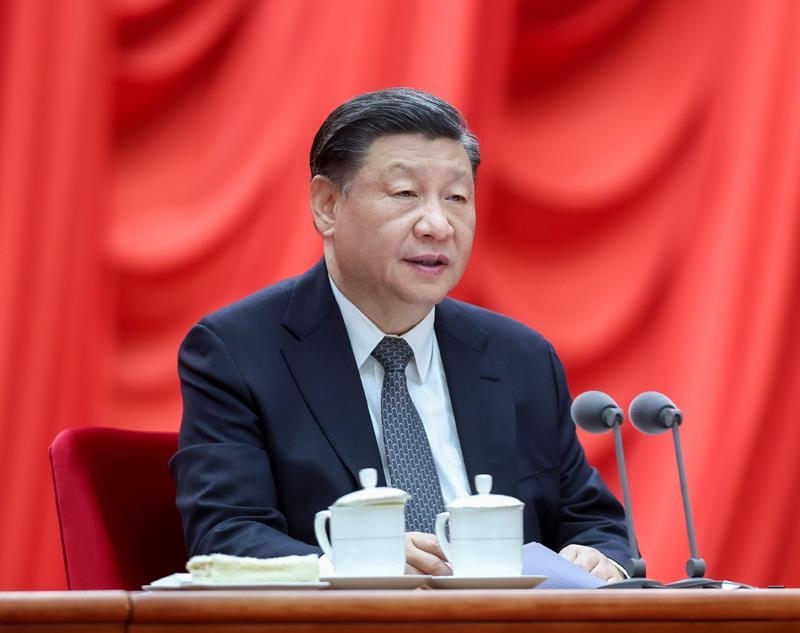 △2023年4月3日，学习贯彻习近平新时代中国特色社会主义思想主题教育工作会议在北京召开。习近平总书记出席会议并发表重要讲话。