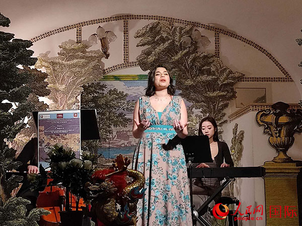 由罗马圣切奇莉亚音乐学院带来的古典声乐选段。人民网记者 谢亚宏摄