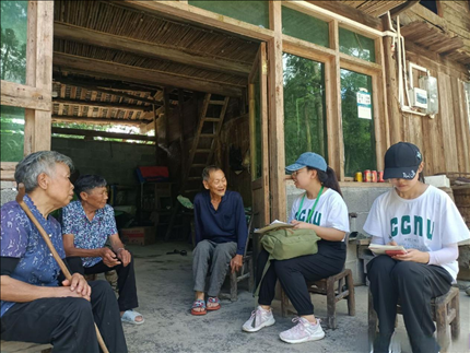 △ 2022年7月，华中师范大学生命科学学院乡村振兴之旅暑期实践队赴湖北省恩施市宣恩县长潭河侗族乡开展“生态文明助力乡村振兴”暑期社会实践活动。