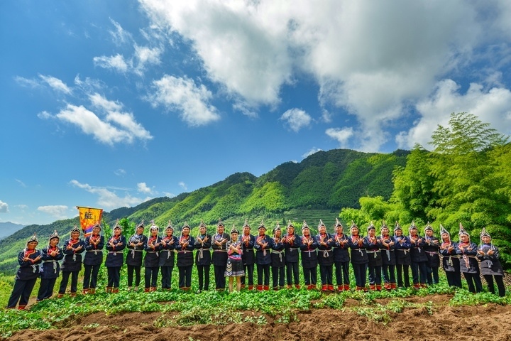 景宁渤海镇安亭村畲歌嘹亮。供图 共享联盟·景宁