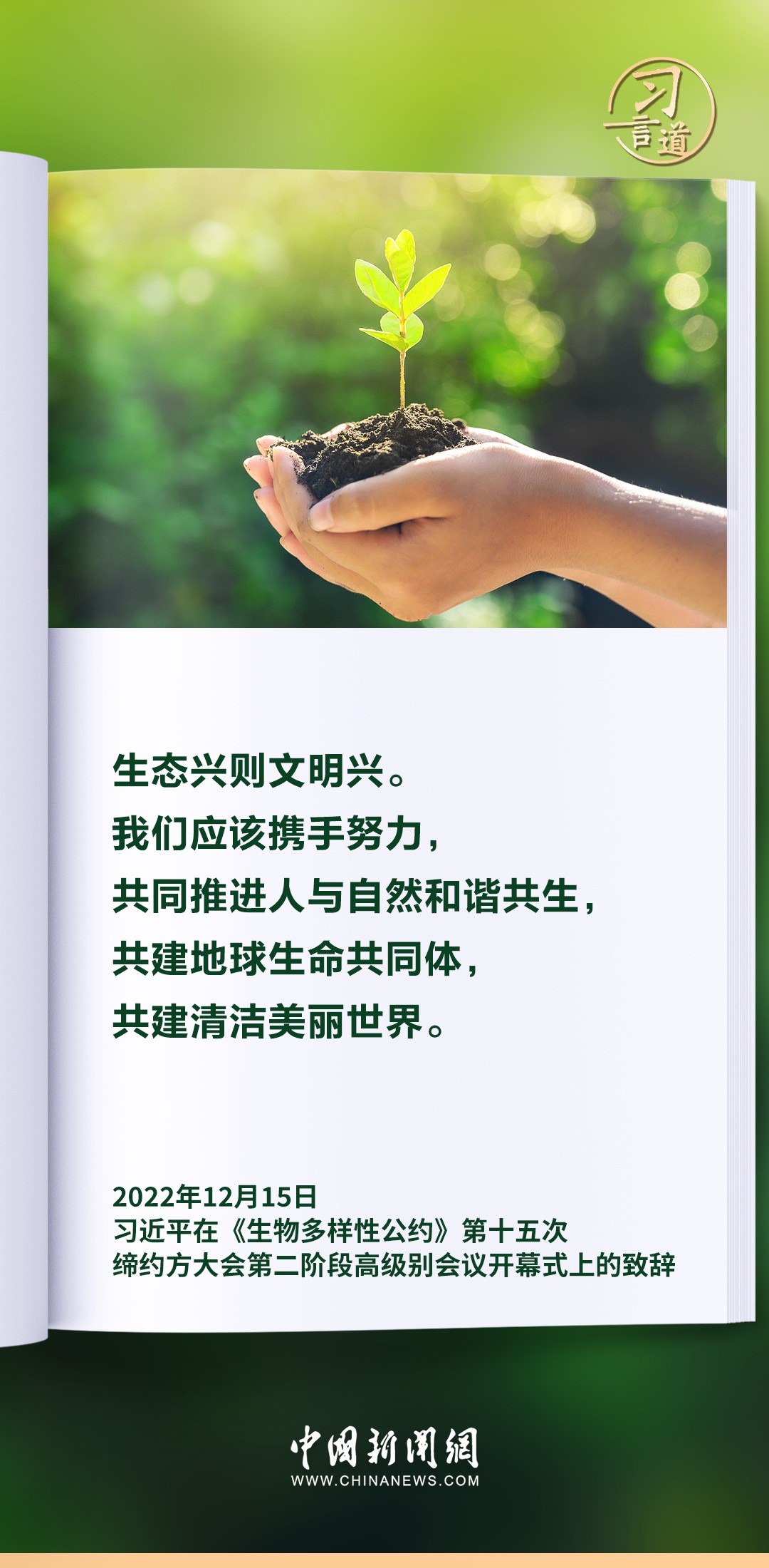 【和谐共生】习言道｜生态兴则文明兴