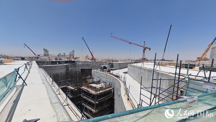 德拉伊耶门项目建设场景。艾哈迈德摄