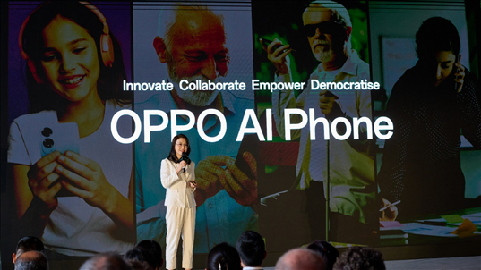 OPPO AI中心产品总监张峻致辞 主办方供图