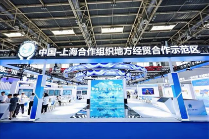 △6月27日，第22届中国国际城市建设博览会在北京启幕，中国—上海合作组织地方经贸合作示范区以主宾城市身份亮相。