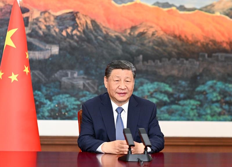 △6月6日，中国—吉尔吉斯斯坦—乌兹别克斯坦铁路项目三国政府间协定签字仪式在北京举行，习近平主席视频祝贺协定签署。