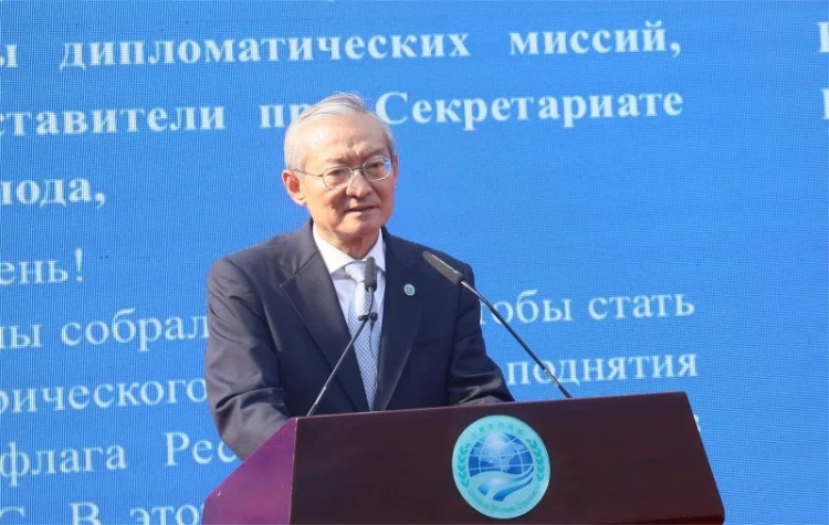 上合组织秘书长张明出席活动并致辞。主办方供图