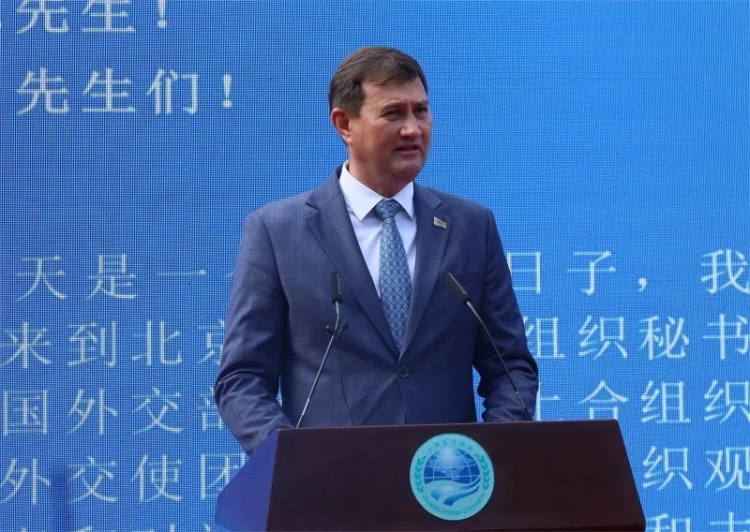 白俄罗斯外交部长马克西姆·雷任科夫出席活动并致辞。主办方供图