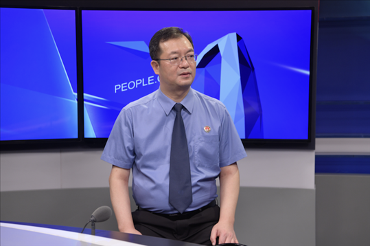 福建省泉州市人民检察院检察长施建清。人民网记者 王晓啸摄