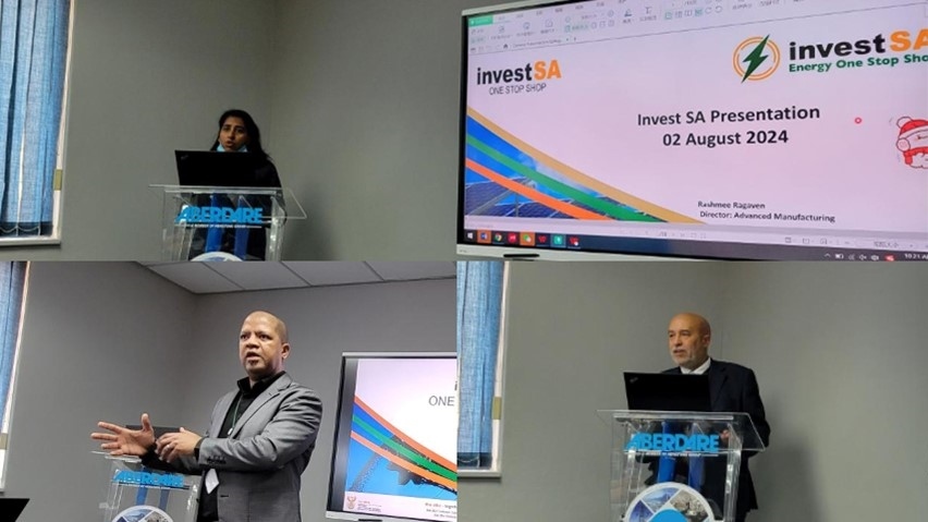 南非贸工部官员主旨演讲。南中经贸协会供图