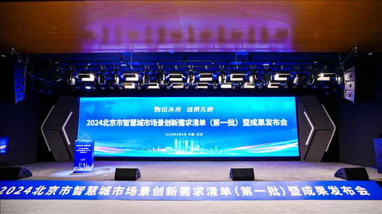 发布会现场。北京市政务服务和数据管理局供图