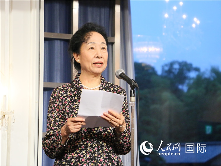 中国商务部原部长助理郭莉致辞。人民网 许可摄