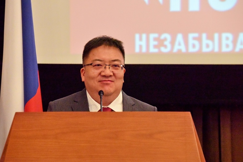 新华出版社社长匡乐成致辞。 主办方供图