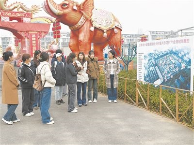 图为南开大学“文旅融合创新与实践”微专业学生正在调研。受访者供图