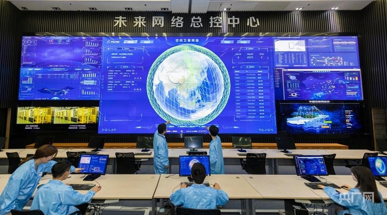 紫金山实验室的未来网络国家重大科技基础设施总控中心(央广网发 蒋文超 摄)