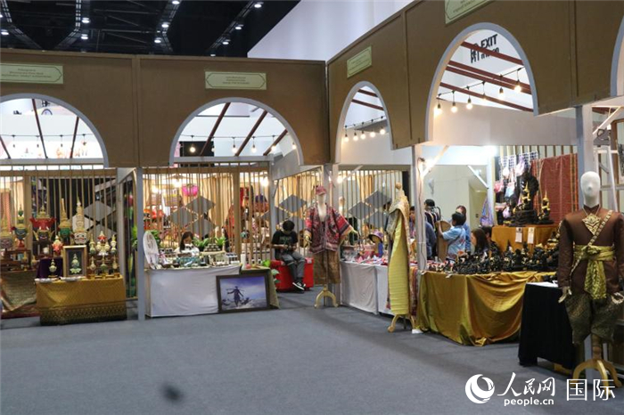会议中心内部展区。朱潇逸摄