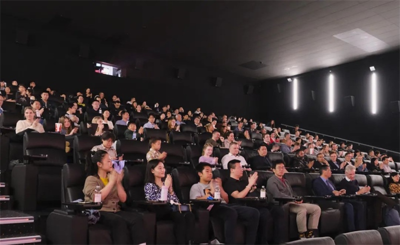 观影现场。中国驻丹麦大使馆供图