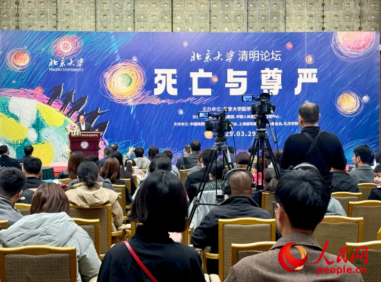 北京大学“清明论坛”现场。人民网 陈叶欣摄