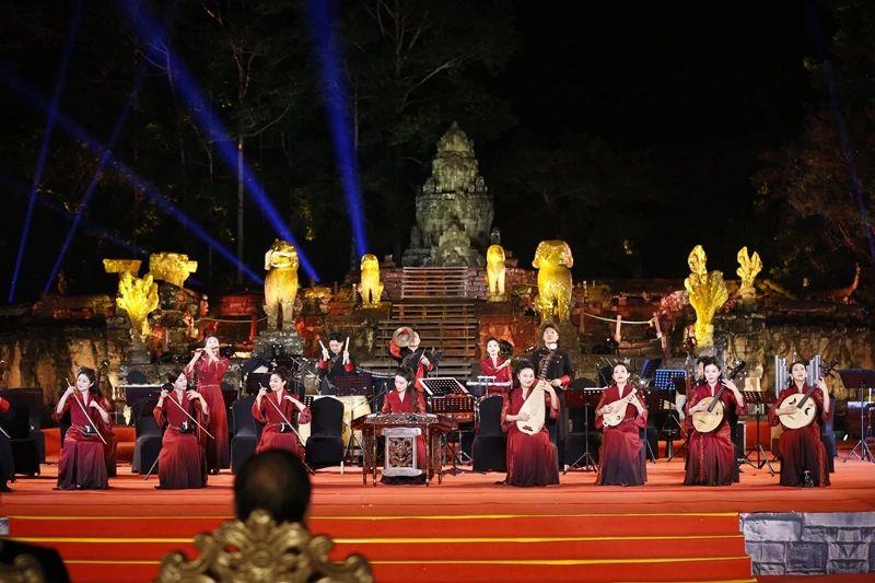 2024年1月13日，在柬埔寨暹粒举行的“中柬人文交流年”启动仪式。
